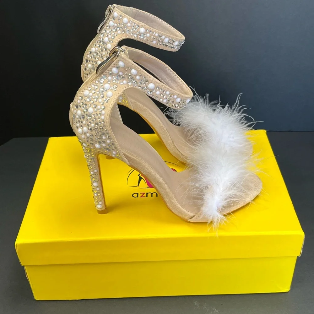 Azmodo Women’s Wedding/Party Stilettos - Picture 10 of 10